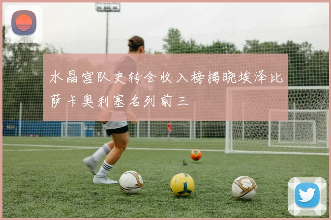 水晶宫队史转会收入榜揭晓埃泽比萨卡奥利塞名列前三